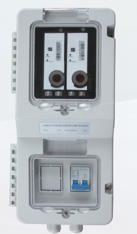 2 Positions-an der Wand befestigter Stromzähler-Kasten/externer Strom-Zählerkasten
