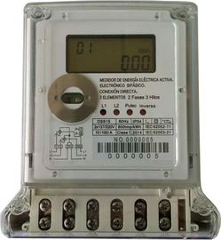 Spannungsabfälle Operatable 2 Phase Stromzähler, umfangreicher elektronischer Vermisster KWH-Meter meaure neutraler Person