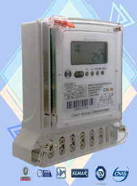 Iec-Standard 2 Phase Stromzähler, drei verdrahten Vorauszahlungs-Strom-Meter