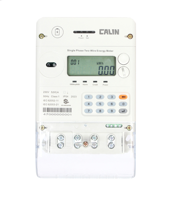CA168-CS23 STS Prepaid-Stromzähler Nigeria Smart Energy Meter mit Tastatur GPRS/PLC/3G/4G/RF Kommunikation