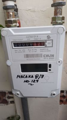 Gaszähler Überziehschutzanlage AMR Diaphragm Aluminum Keypad Prepaid