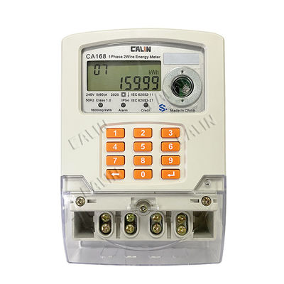 Einphasiges Rual-Elektrifizierungs-240V bezahlte Meter-intelligentes Strom-Meter voraus
